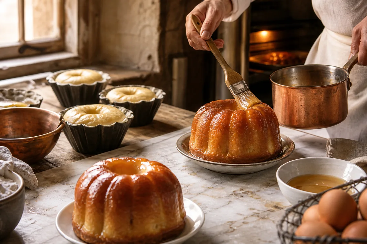 Le baba au rhum : histoire et technique