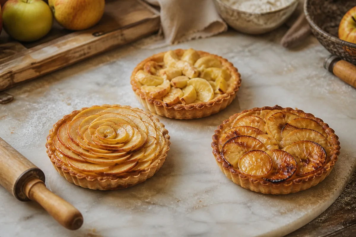 Tartelettes aux pommes : la base et ses variantes